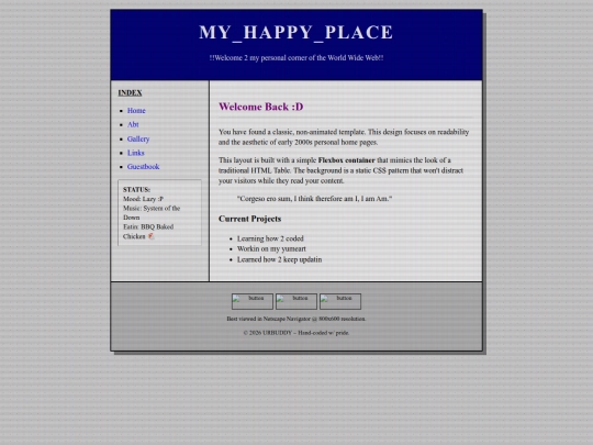index screenshot