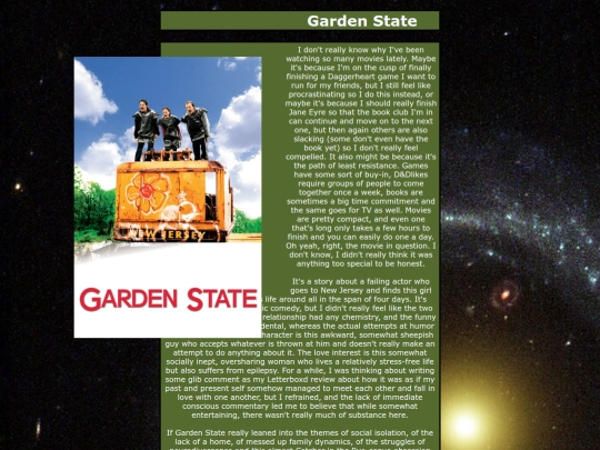reviews/gardenstate screenshot