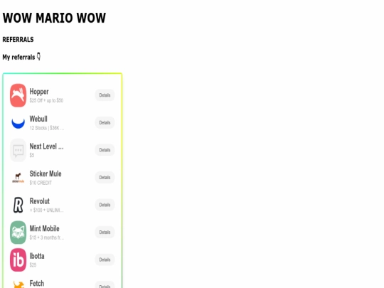 index screenshot