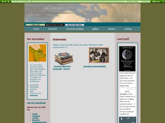 interests screenshot