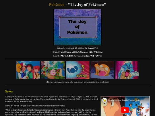 2000-03-04 The Joy of Pokemon screenshot