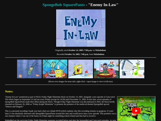 2005-10-14 Enemy In-Law screenshot