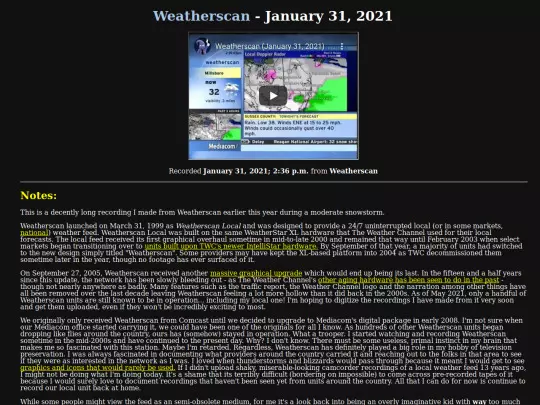 2021-01-18 Weatherscan screenshot