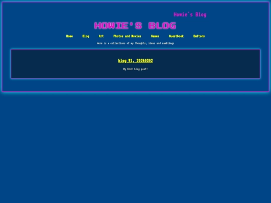 blog screenshot