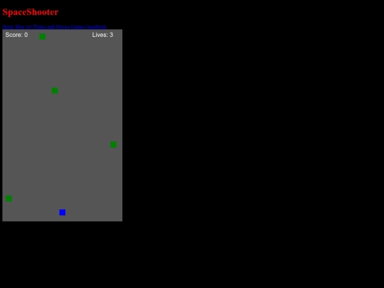 games/spaceshooter screenshot