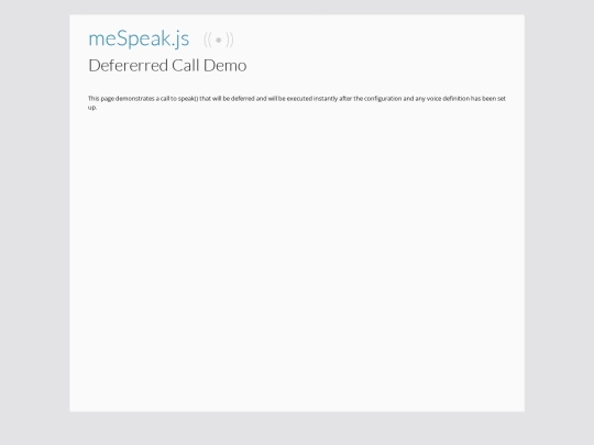 mespeak/deferred-call-demo screenshot