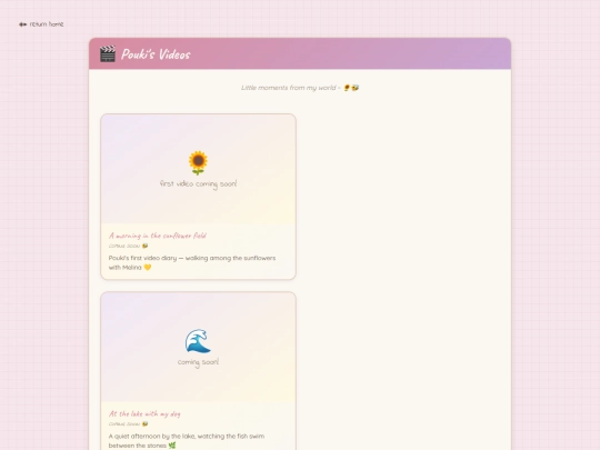 videos screenshot
