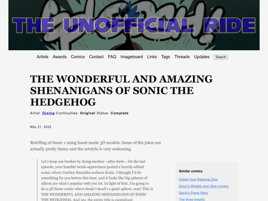 comics/2022-05-21-the-wonderful-and-amazing-shenanigans-of-sonic-the-hedgehog screenshot