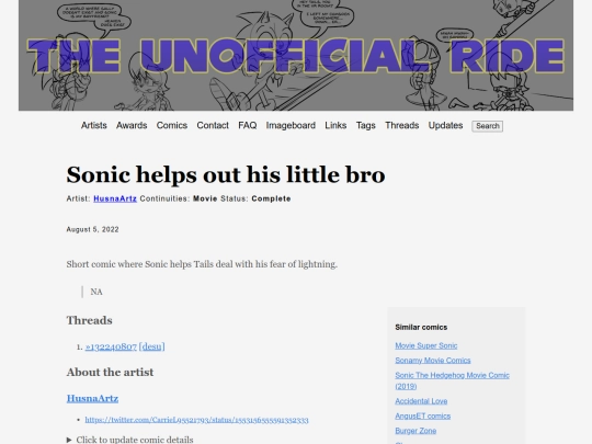 comics/2022-08-05-sonic-helps-out-his-little-bro screenshot