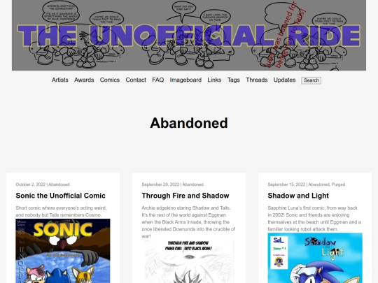 status/abandoned/page/2 screenshot