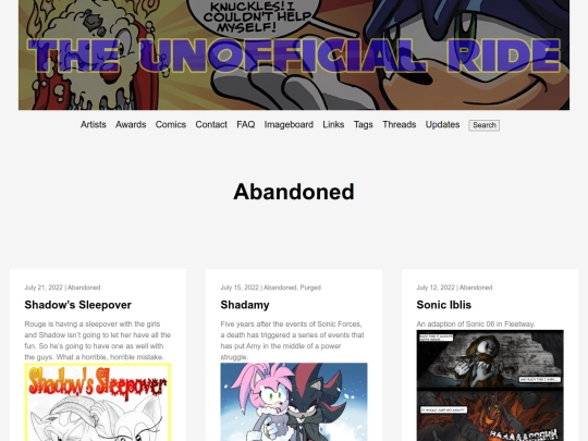 status/abandoned/page/3 screenshot
