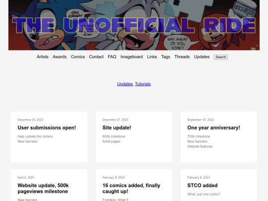 updates screenshot