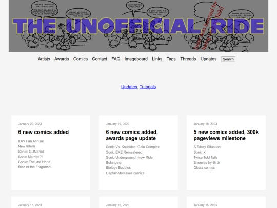 updates/page/2 screenshot