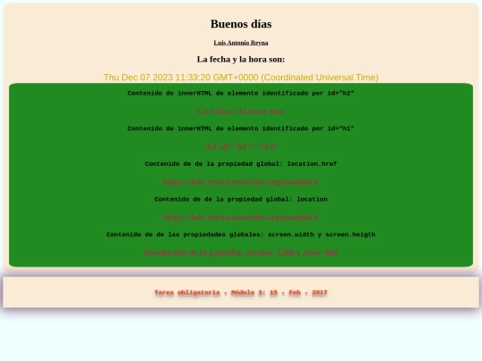 modulo3 screenshot