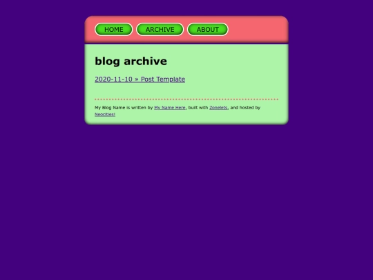 archive screenshot