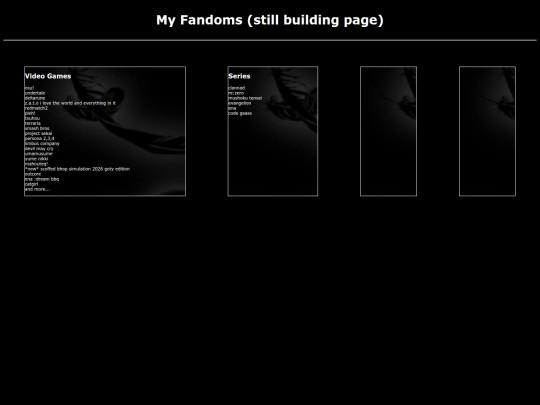 fandoms screenshot