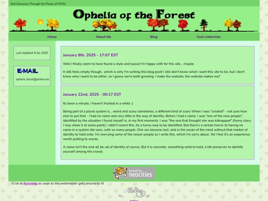 blog screenshot