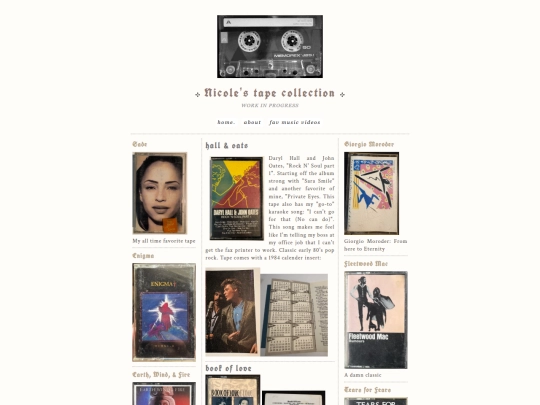 tape collection/tape screenshot