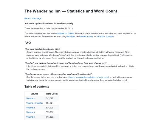 statistics screenshot