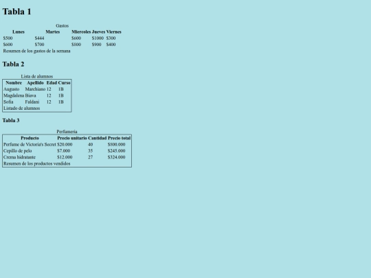 tablas screenshot