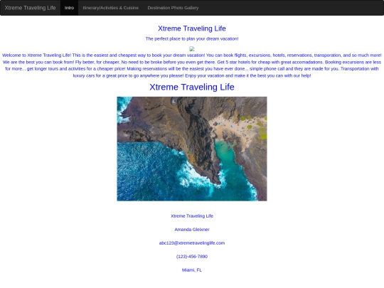 homepage screenshot