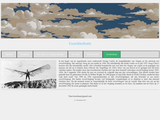 geschiedenis screenshot