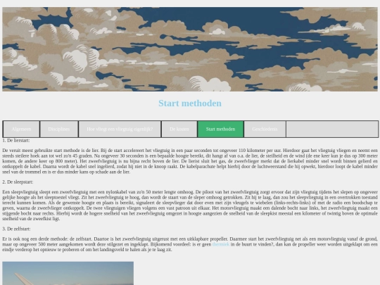 startmethoden screenshot