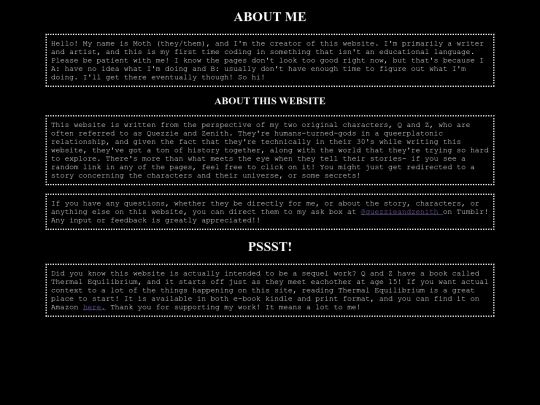 aboutme screenshot