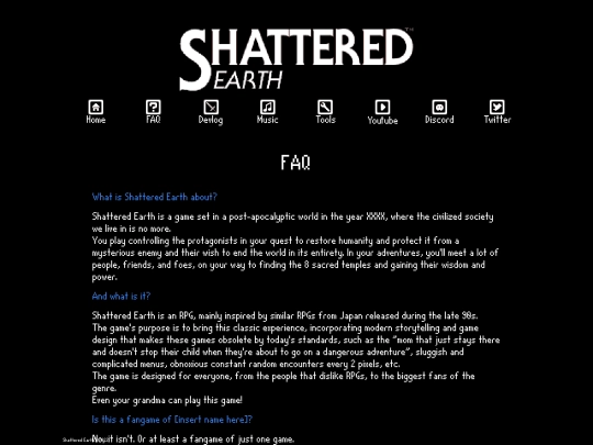 faq screenshot