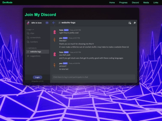 messages screenshot