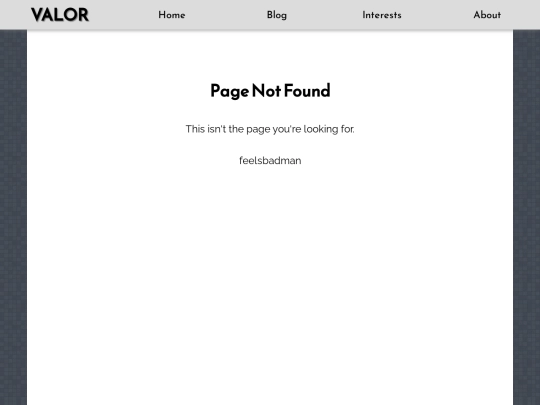 not_found screenshot