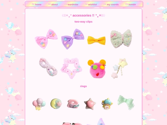 accessories screenshot