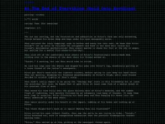 fanfic/ateoe screenshot