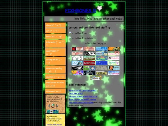 links screenshot
