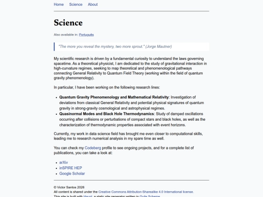 en/ciencia screenshot