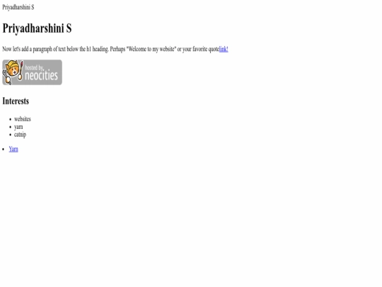 index screenshot