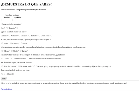 DLP_NoCss /formulario screenshot