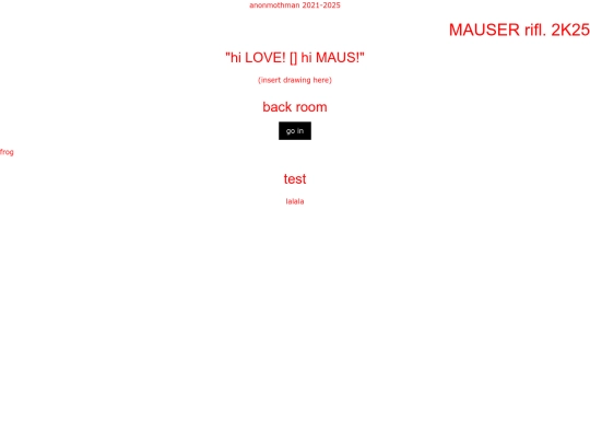 Test/testpage screenshot
