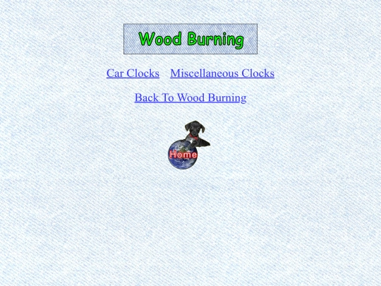 wood burning/clocks screenshot