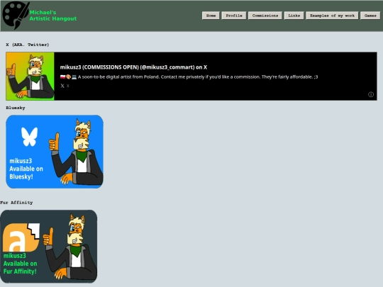links screenshot