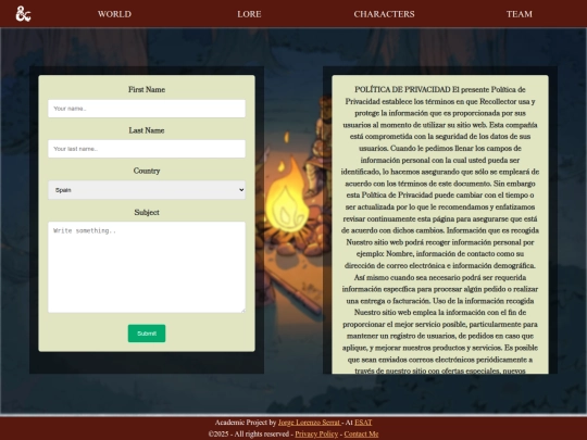 contact screenshot