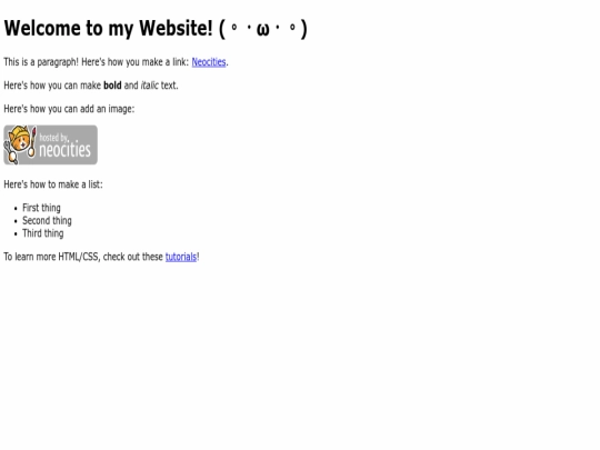 index screenshot