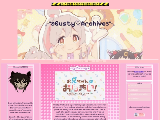 Homepage WIP screenshot