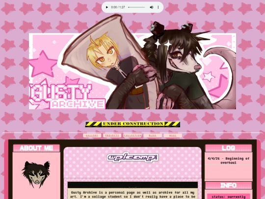 NEW Homepage screenshot