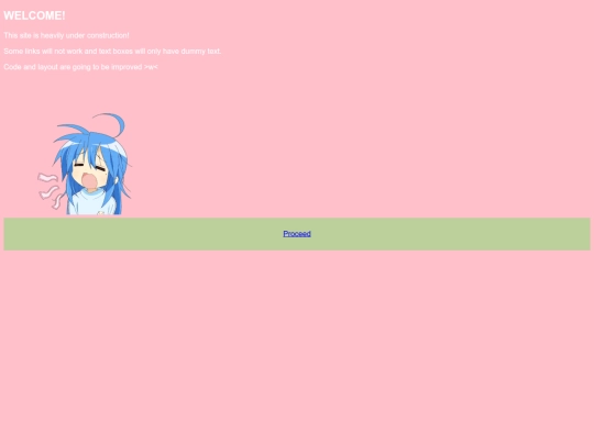 Test/Old landingpage screenshot