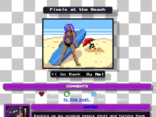 pixels/Beach screenshot