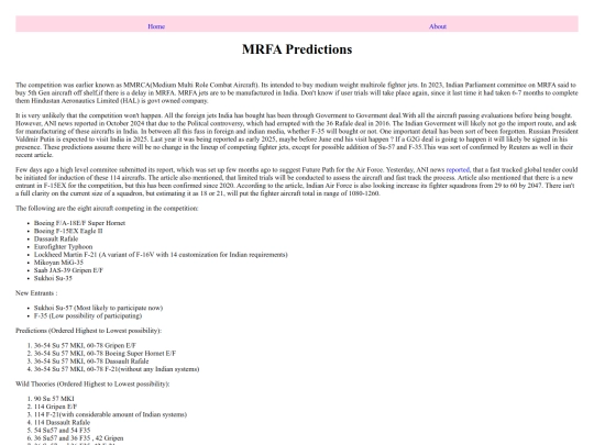 mrfa screenshot