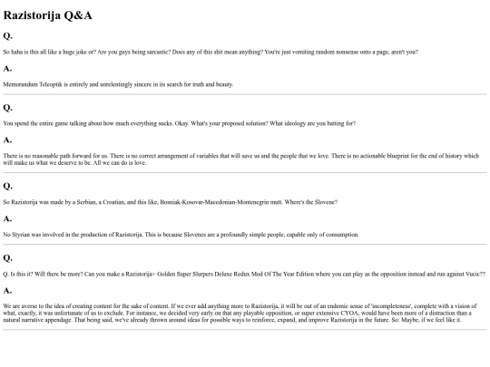unlisted-razistorija-qanda screenshot