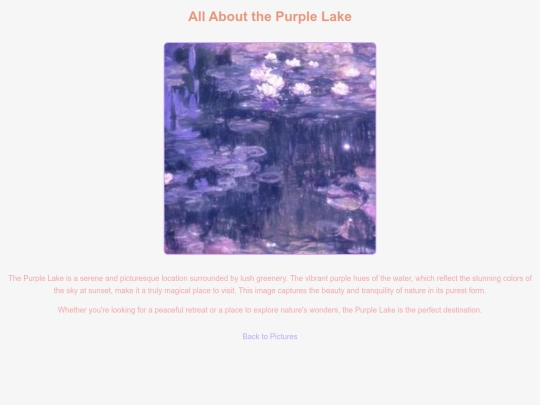 purplelake screenshot