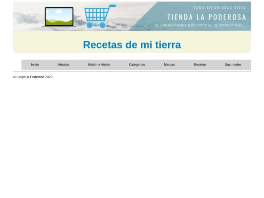 TiendaLaPoderosa/recetas screenshot